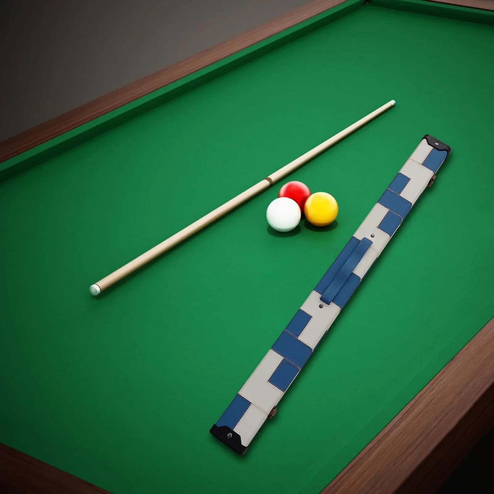 Professional Billiard Pool Cue Bag 2 Cues PU Leather Case for Snooker Stick Storage Carrying Box Portable Billiards Accessories