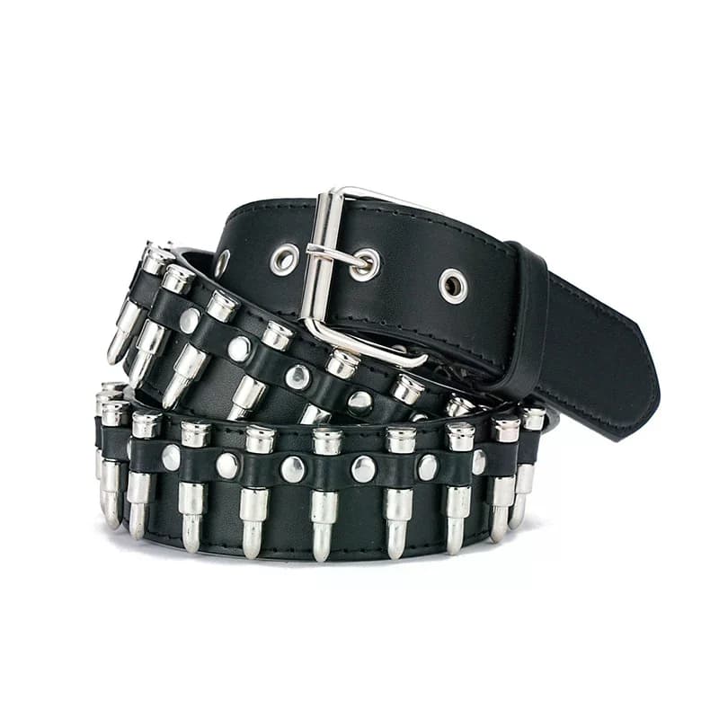 Fashion New Bronze Belt Metal Belt Men And Women Punk Hardware Jeans Belt Y2K Belt Designer Belt Women's Belt