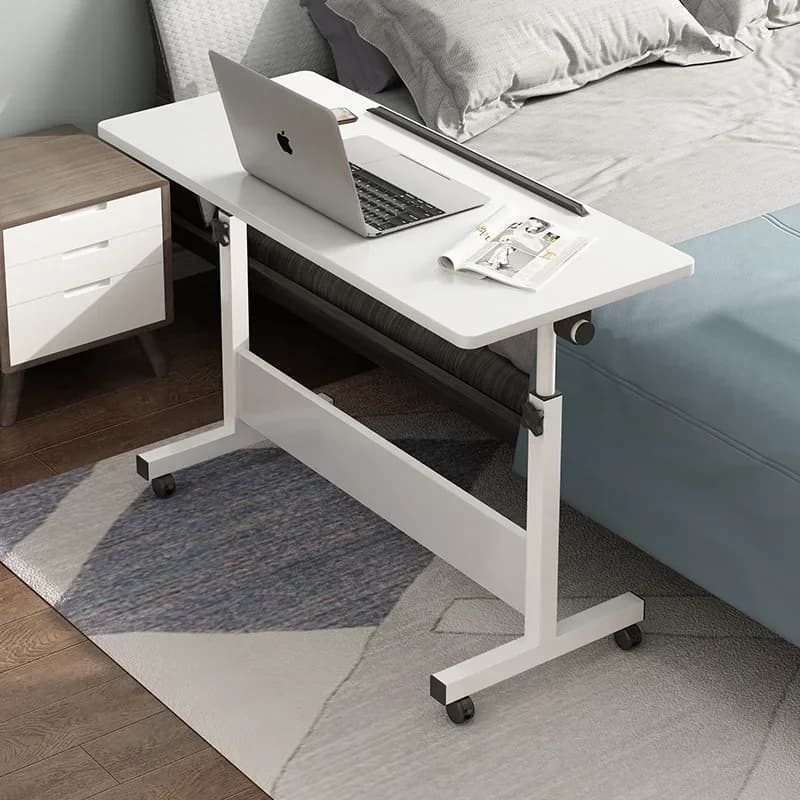 Multi-functional Computer Desk Bedside Table Mobile Lifting Small Table Household Small Laptop Holder with Wheels Durable