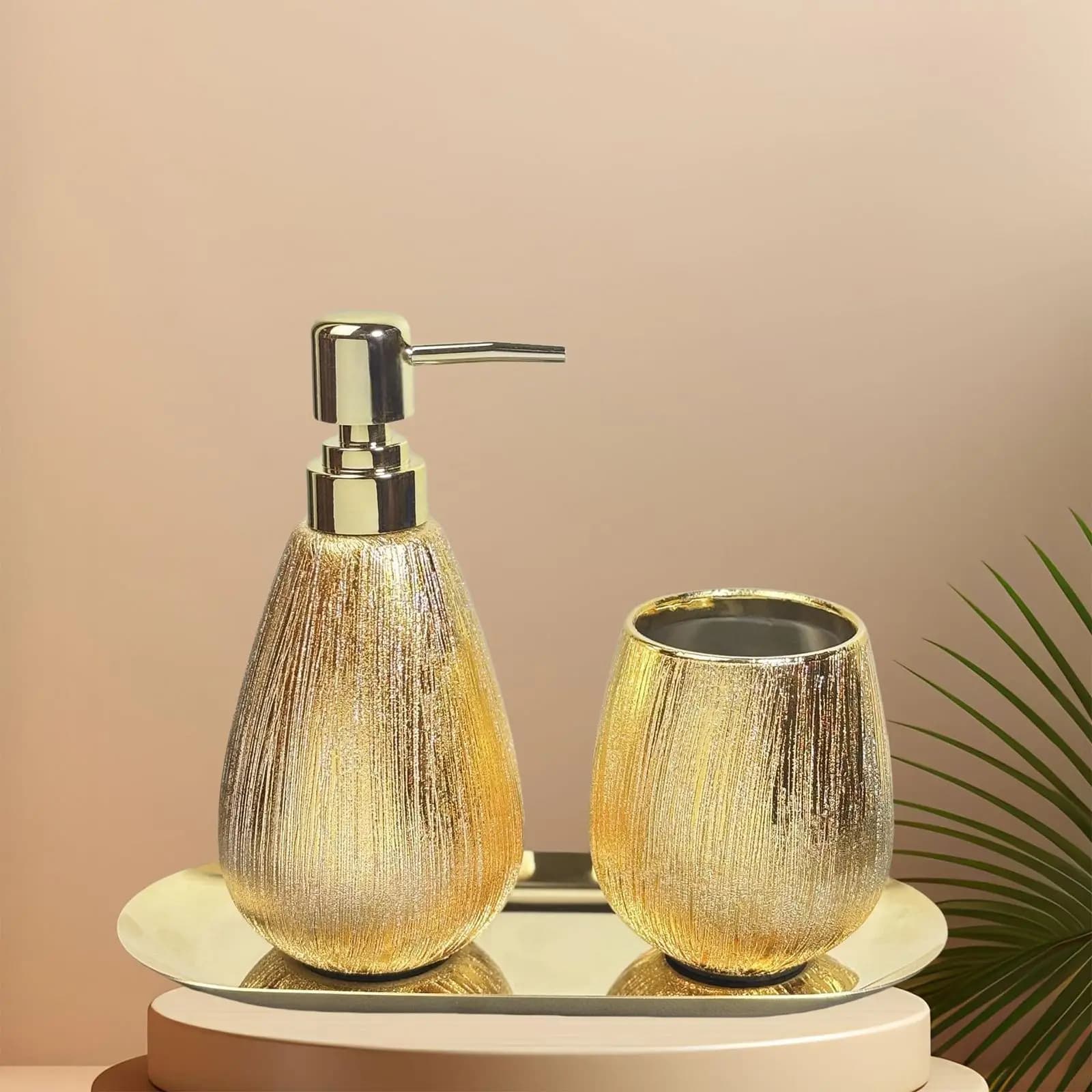 Porta spazzolino in ceramica Tazza per spazzolino da trucco moderna Tazza per collutorio leggera