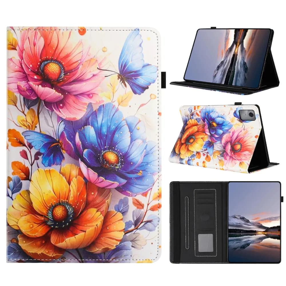 Fonda Per Xiaomi Redmi Pad 2 11 pollici 2025 Flip Soft TPU Cover posteriore Cartoon Cat Pattern con supporto per matita Custodie per tablet Auto Sleep