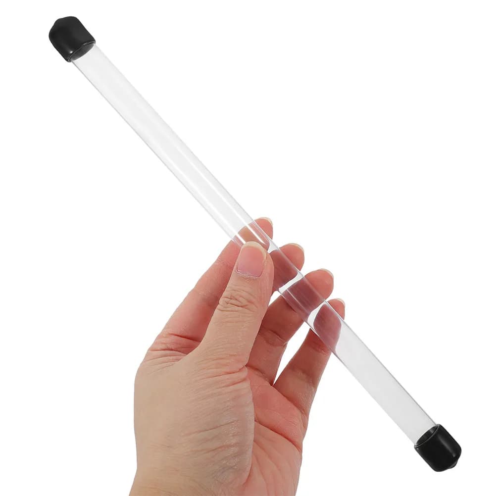 8 boxes with lid, empty storage containers, round plastic tubes, small transparent tubes