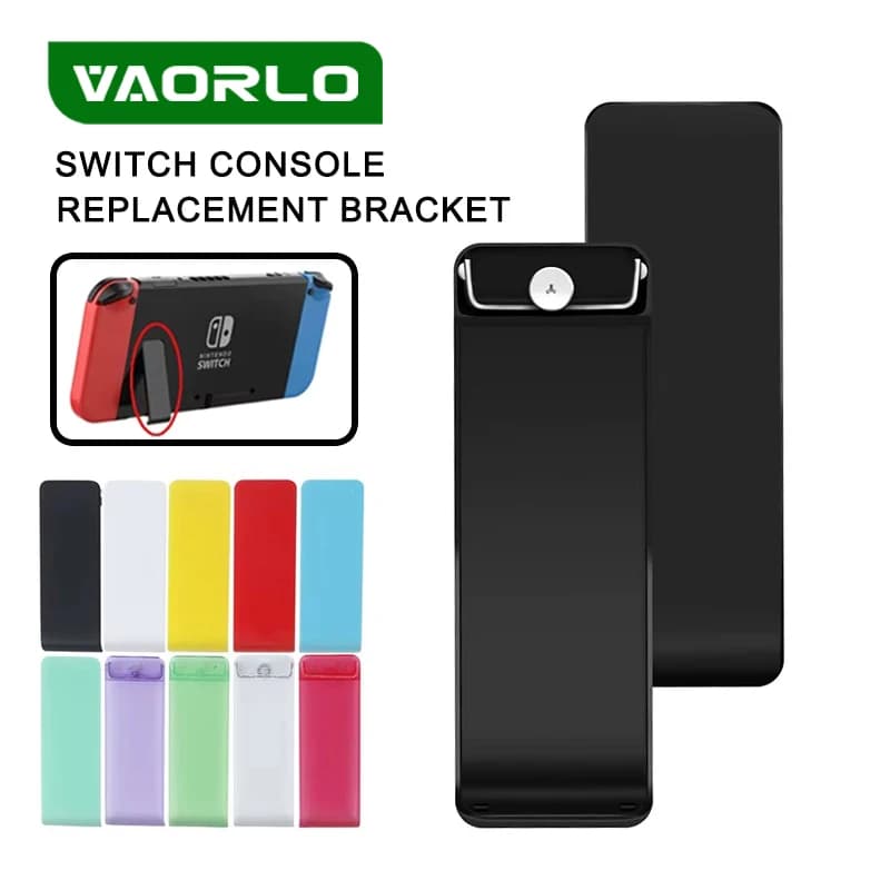 Supporto di Ricambio Facile da Installare per Nintendo Switch, Cavalletto di Supporto per Cover Posteriore, Parte di Riparazione Senza Attrezzi, Accessorio per Console