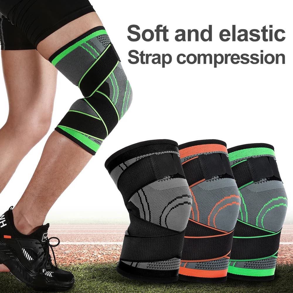 Ginocchiera di supporto per compressione del ginocchio del produttore per strappo di menisco, artrite, sollievo dal dolore articolare sportivo