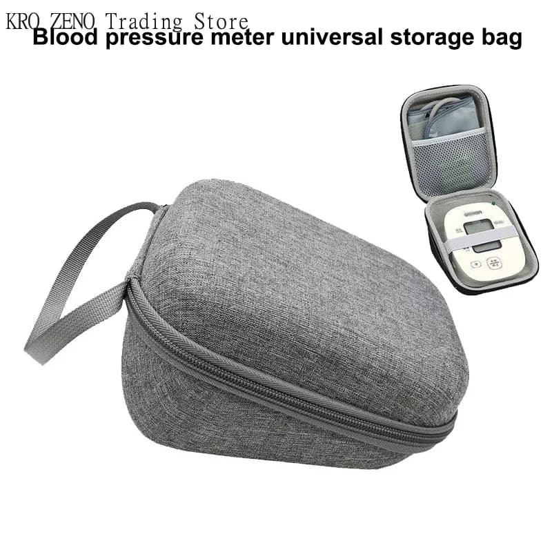 Custodia rigida in tessuto EVA per misuratore di pressione sanguigna da braccio, borsa protettiva portatile da viaggio, custodia rigida.