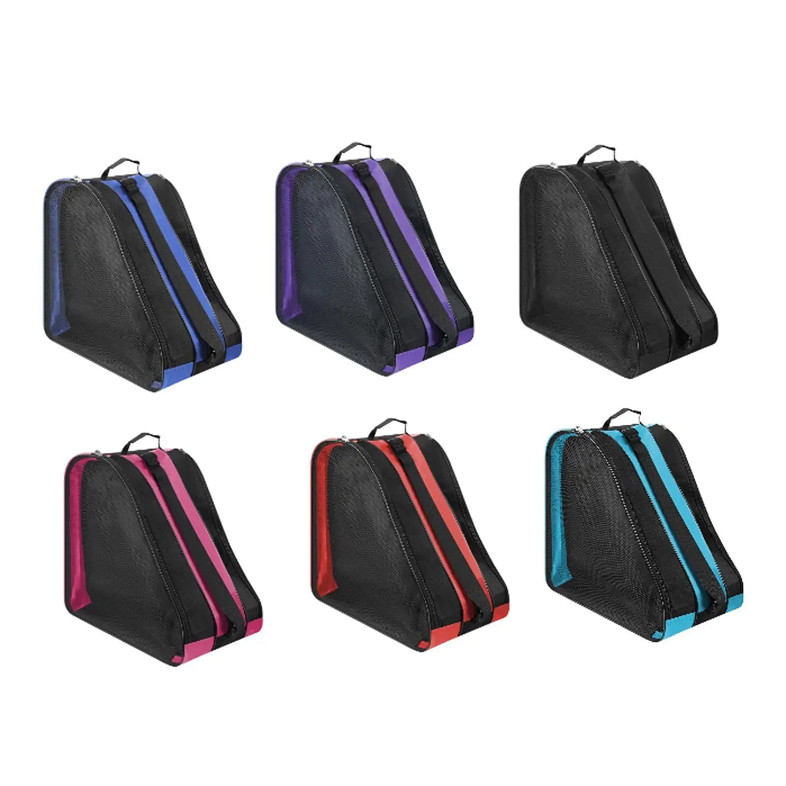 Borsa da trasporto resistente all'usura per pattini a rotelle, borsa multiuso per pattini da ghiaccio e attrezzature sportive