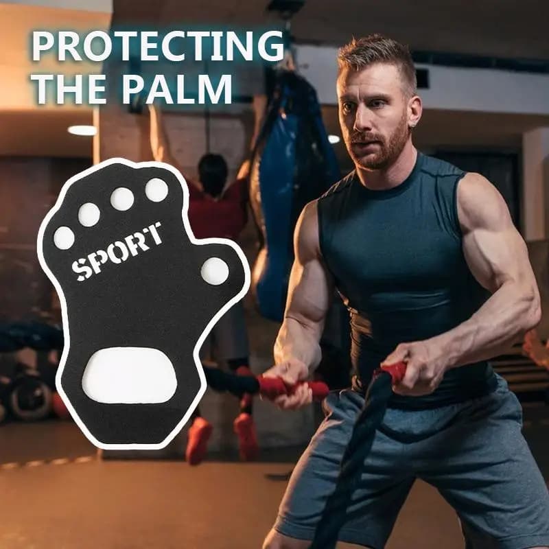 Pair of gym gloves with palm protection, suitable for off-road motorcycles