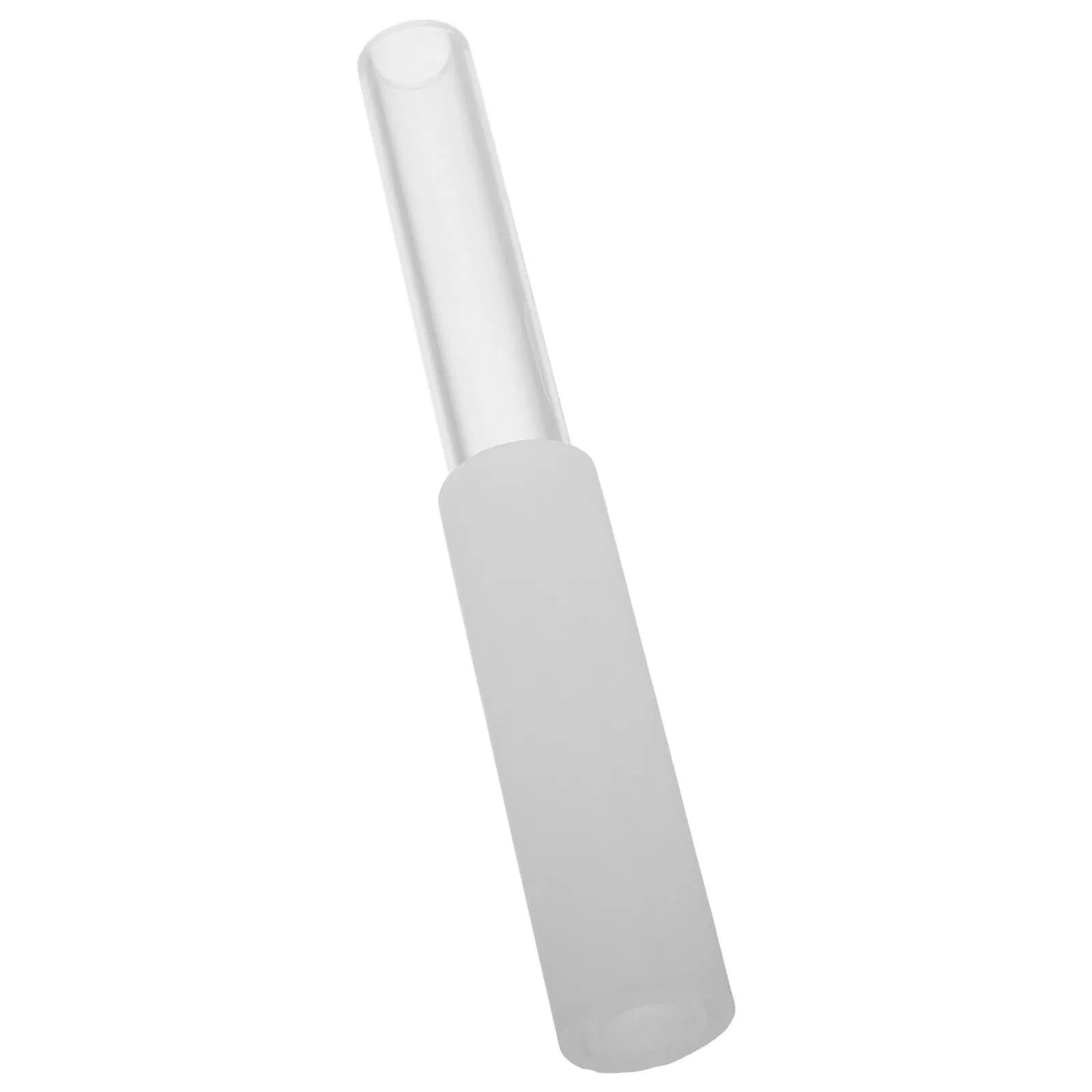 Crystal Singing Bowl Striker Hollow Acrylic Mallet with Soft Rubber Exterior for Effortless Sound Healing Yoga Meditation