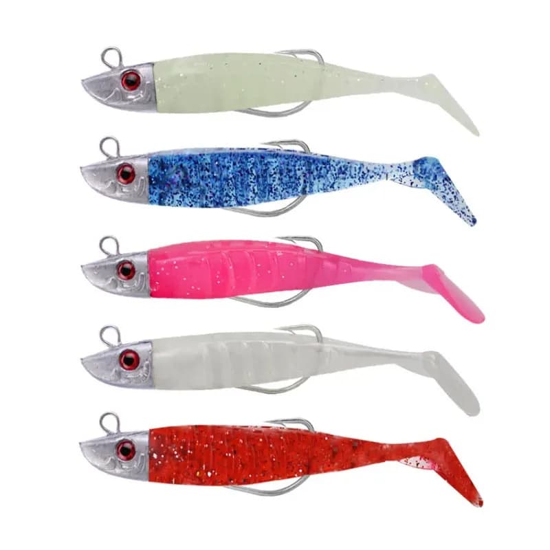 WEIHE LY2- 8 cm 8.5 g esca morbida per pesci esca con testa di piombo esca morbida esche da pesca esca per basso attrezzatura da pesca