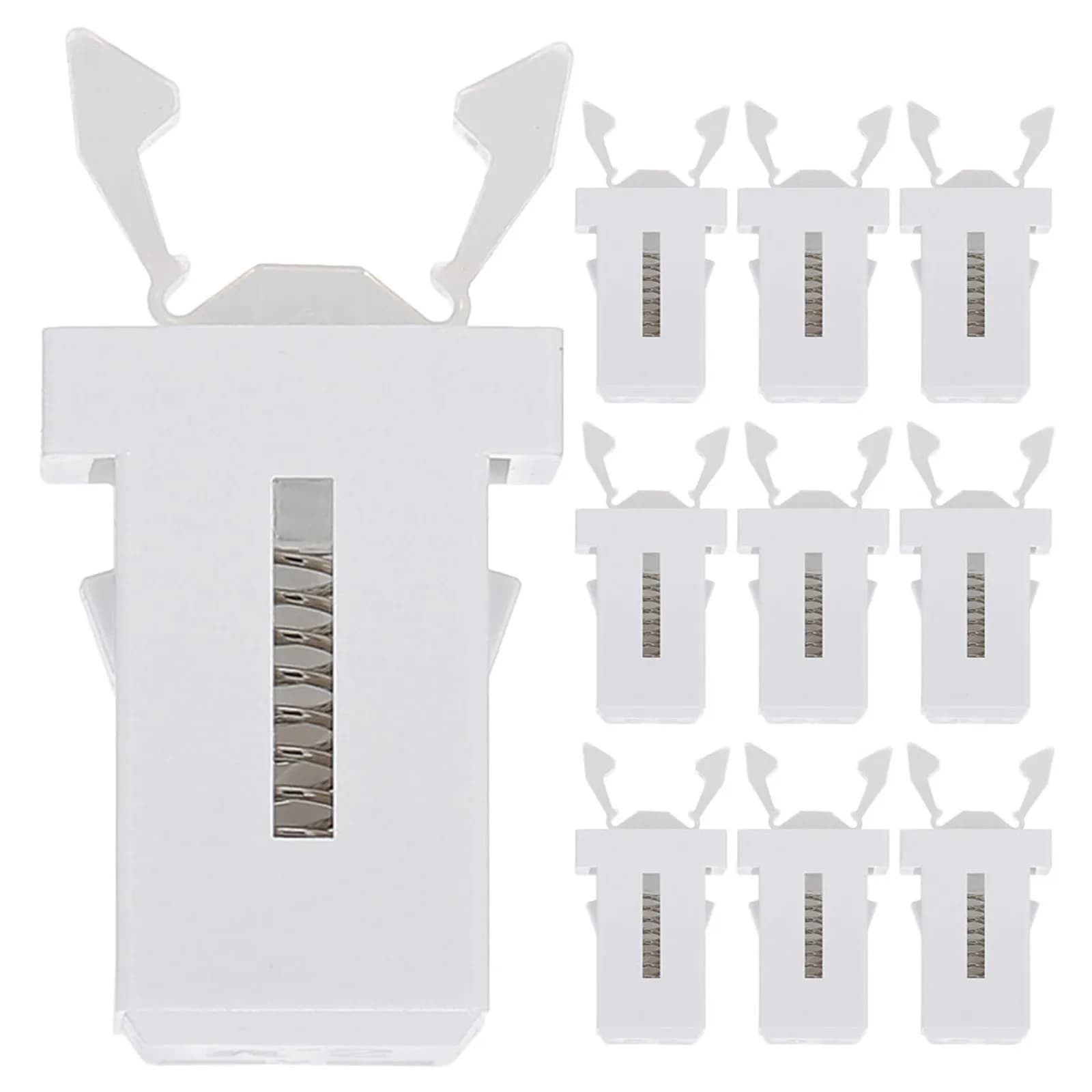 10 pezzi di fibbie per pattumiera, clip di ricambio per chiusura del bidone dei rifiuti, per strumenti di riparazione del secchio della spazzatura, forniture quotidiane per la casa