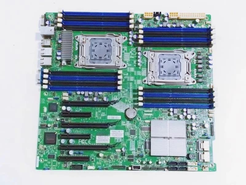 Per Supermicro X9DR3-F/X9DRI-F doppio canale X79 C602 M.2 gioco da tavolo principale supporto multi-apertura 2696V2 Utilizzato