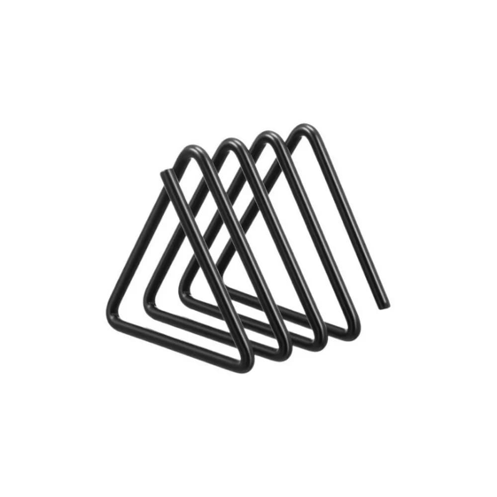 Iron Cutting Board Storage Rack Triangular 4-Slot Pot Lid Storage Rack Space Saving Rust-proof Cutting Board Holder