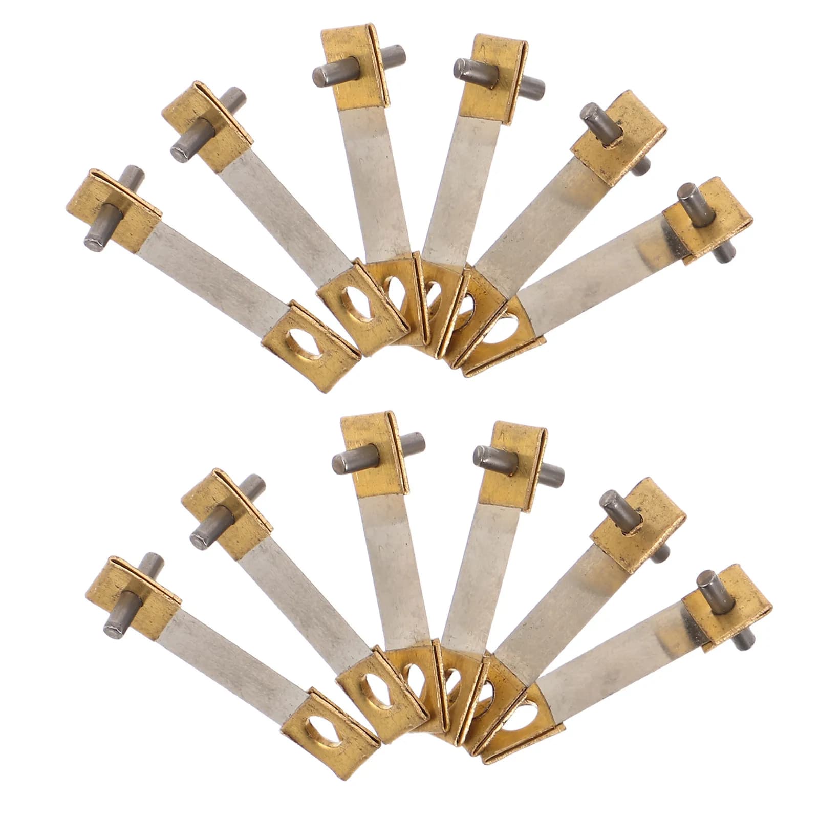 Set di 12 Molle di Sospensione per Orologi, Molle Meccaniche in Ferro per Orologi da Pavimento, da Parete e da Caminetto, Precisione nel Cronometraggio, Facile Fai-da-Te