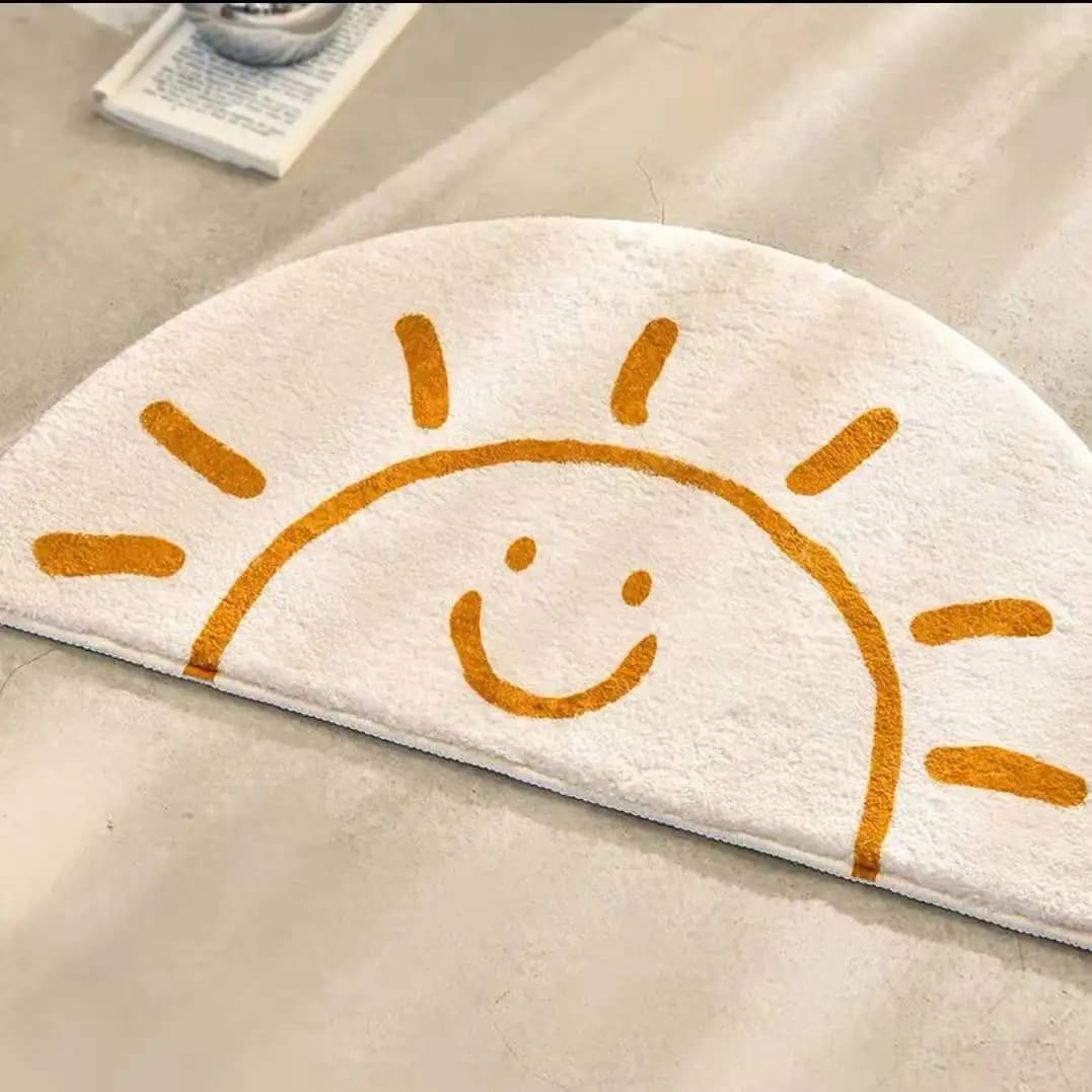 VIKAMA Cartoon Arc Tappetino Impermeabile Anti-fouling Antistatico Ingresso Divano Soggiorno Camera da letto Decorazione della casa Tappeto
