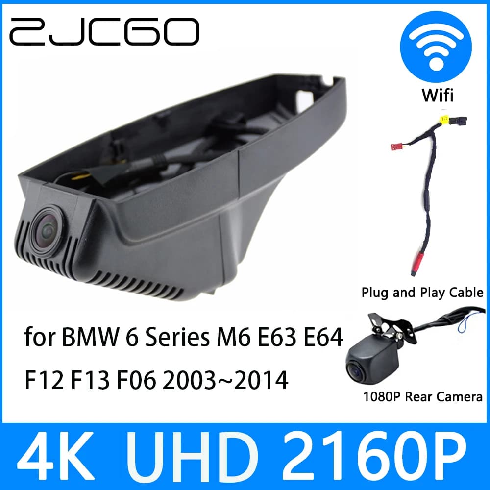 ZJCGO Dash Cam 4K UHD 2160P Video Recorder for Auto DVR with Night Vision for BMW X1 E84 X3 E83 F25 X5 E70 X6 E71 E72 Z4 E85 E86 E89