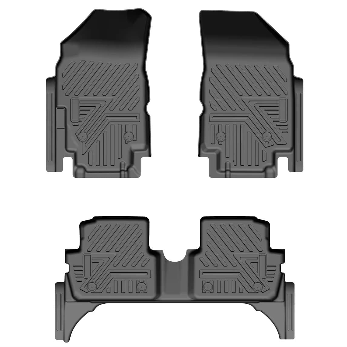 Tappetini Auto KQXLuxury in TPE Antipolvere Impermeabili Antiscivolo per Chevrolet SPARK GT 2011-2024