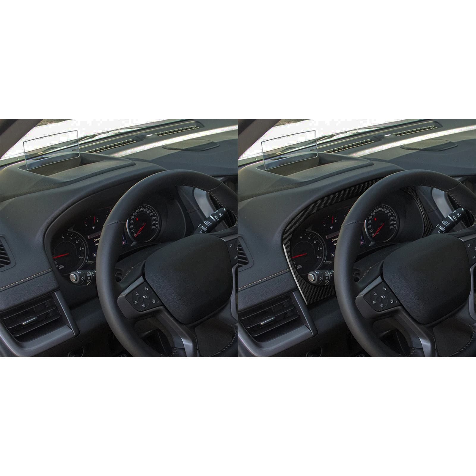 Per GMC Terrain 2018-2023 Cornice in Fibra di Carbonio per Cruscotto, Pannello Tachimetro, Accessori Auto, Decorazione Interna, Adesivo
