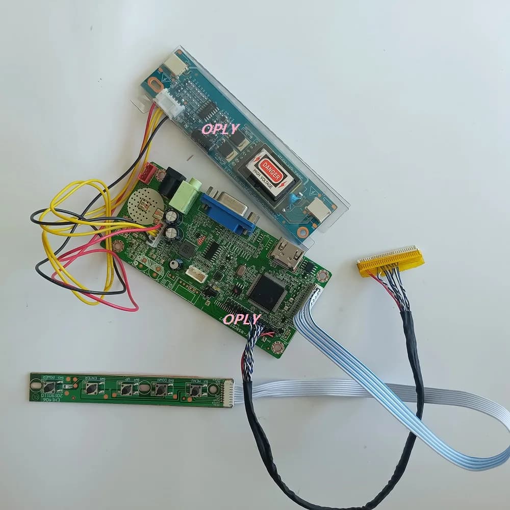 58C Controller board HDMI-Compatible VGA for LTM185AT01 M185B1-L02 M185XW01 V0 M185XW01 V5 1366x768 Panel LED Screen LCD