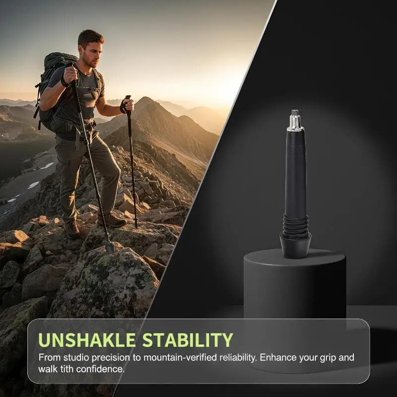 New 2/4Pcs Tungsten Carbide Tip Trekking Pole Nordic Walk Stick Cane Climb Parts