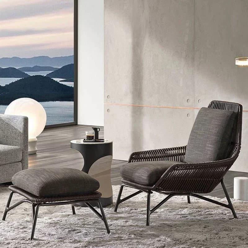 Sedia da Terrazzo, Sedia per Salone di Bellezza, Sgabello da Bar Replica dal Design Ergonomico, Sedia da Gaming Nera, Butaca Nordic in Pelle, per Camera Singola