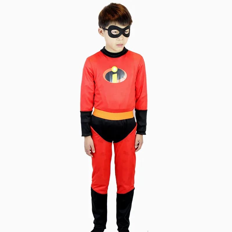 Ragazze Ragazzi Vi o let Cosplay Halloween Supereroe Tuta Incredibili Costume Bambini Jack Fancy Dress Maschera Partyx, 5;d'2.y;8'