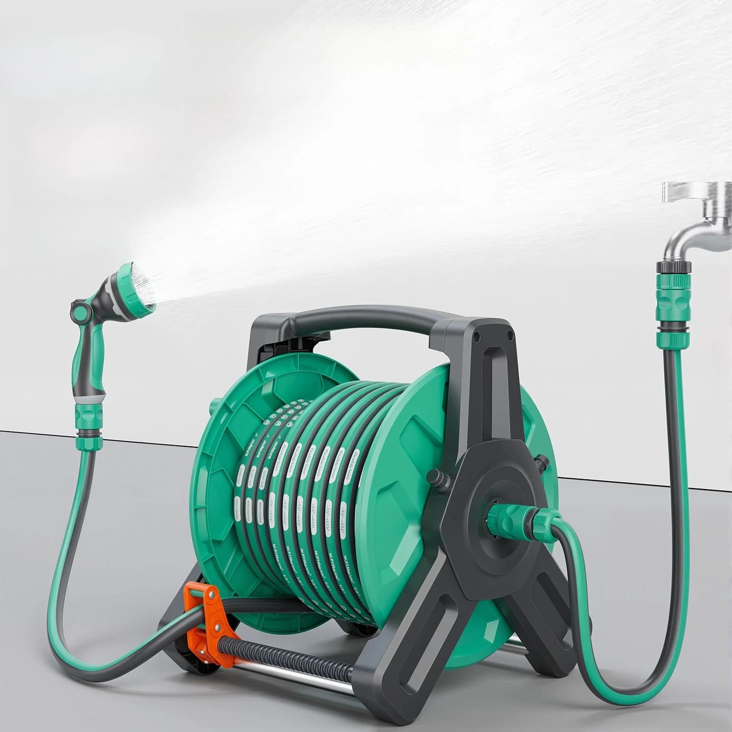 Flexible Hose Extensible Garden Wrap to Wall Mounting Machine, Magic Tools for Gardening and Landscapes