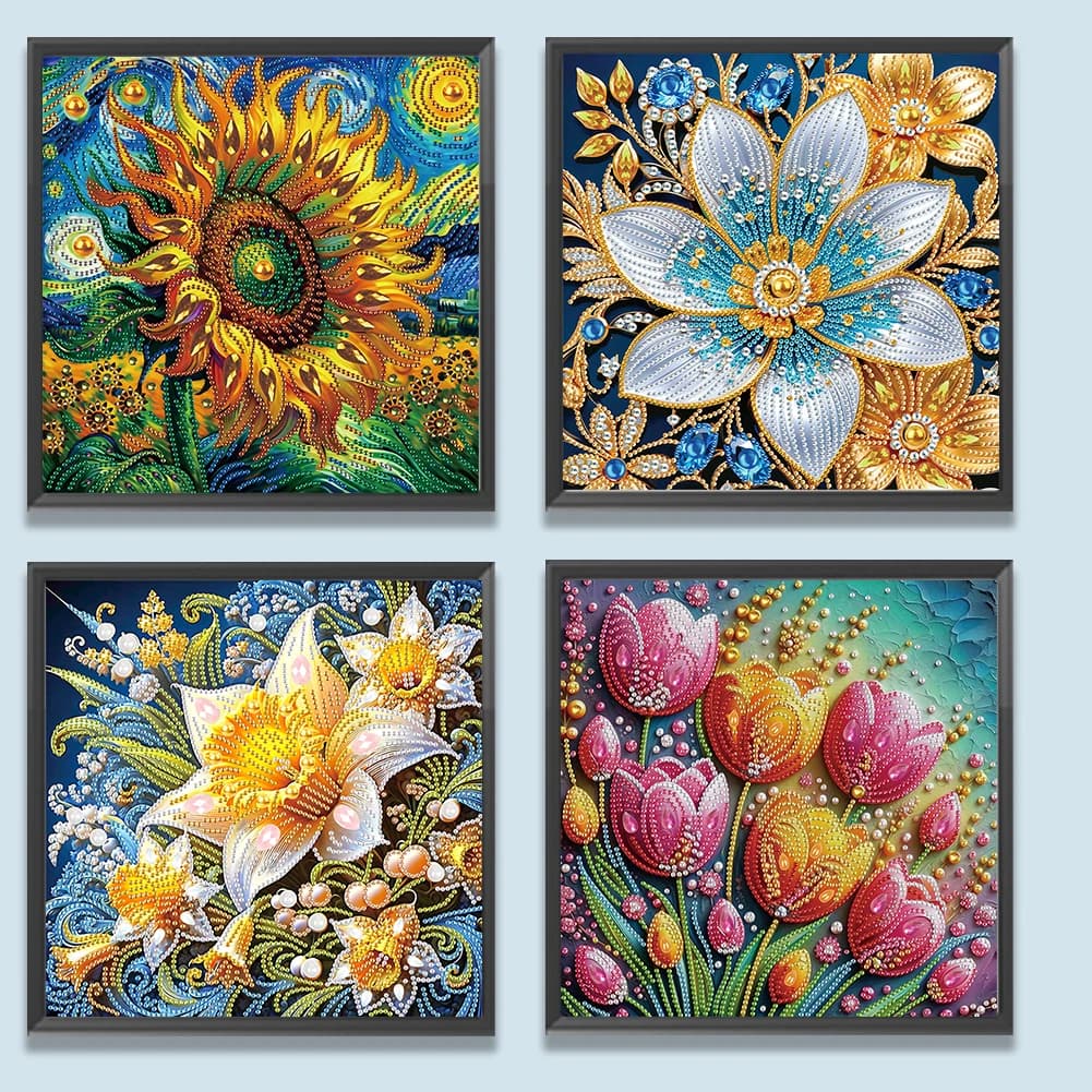 Bellissimi Quadri su Tela con Decorazioni in Diamanti 5D, Arte Murale Fai-da-Te per Camera da Letto e Ingresso