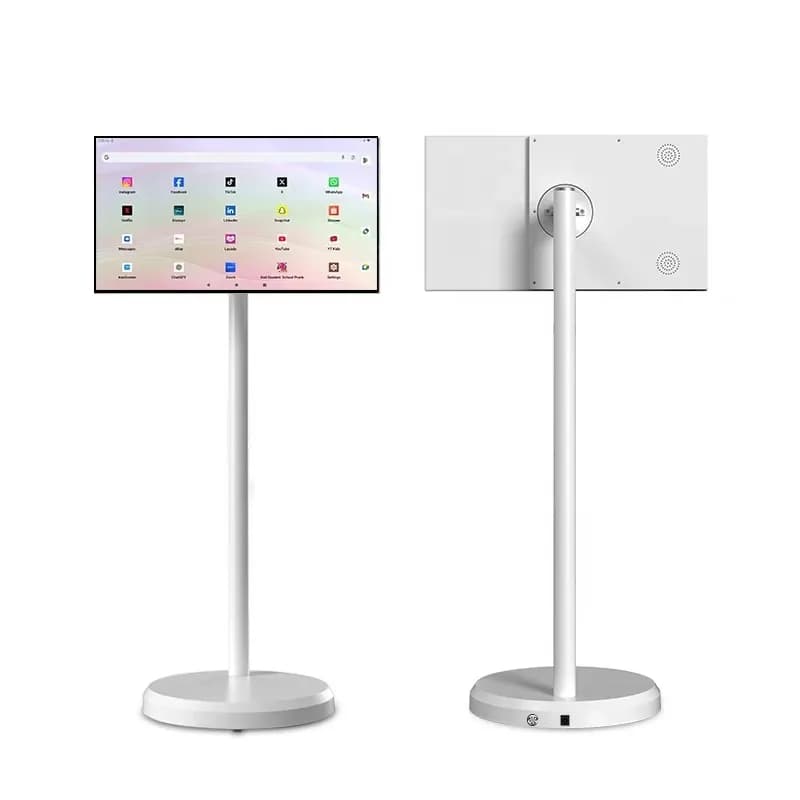 Tablet Android da 21,5 Pollici con Supporto, Android 13, Schermo Touch, Monitor LCD Portatile Intelligente per Aula/Cucina