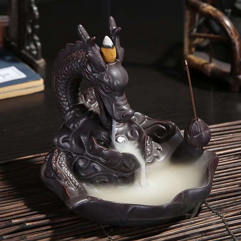 Backflow Smoke Will Flow Back Incense Burner Creative Gift Office Home Support Dropshipping