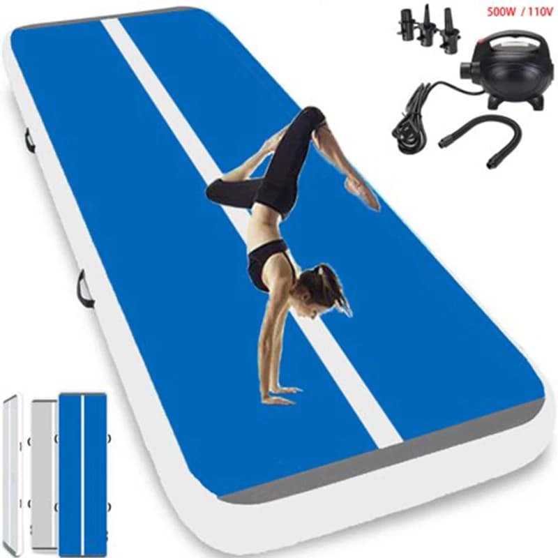 3/4/5m Trampolino Gonfiabile Air Track Yoga Zerbino Ginnastica Materasso Airtrack Tumbling Tappetino Palestra Esercizio Tumbling stuoia