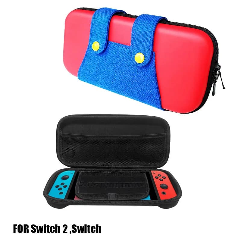 Custodia da viaggio sottile per Nintendo Switch 2 Switch Custodia rigida impermeabile in EVA Mario Borsa protettiva per trasporto Accessorio NS