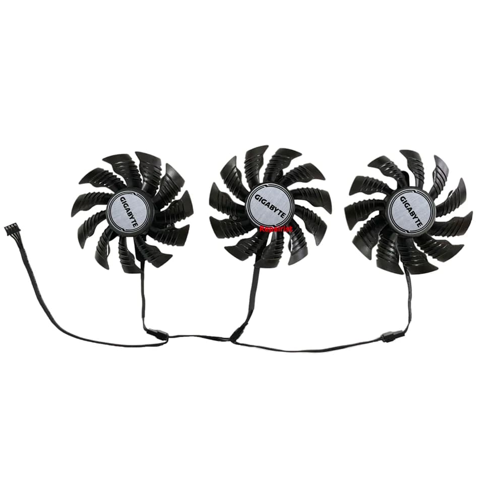 3 pz/set, 82MM, display, dispositivo di raffreddamento GPU, ventola della scheda grafica, per Radeon GIGABYTE AORUS RX 5700 XT 5700XT 8G, raffreddamento delle schede Video VGA