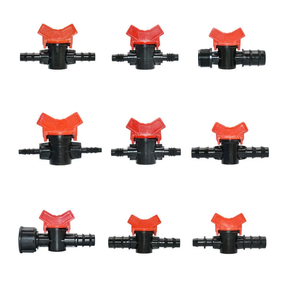 Connectors for miniature plastic interception coupling valves for garden hose 4/7 8/11 10/16/20/25mm Water hose adapter Barb