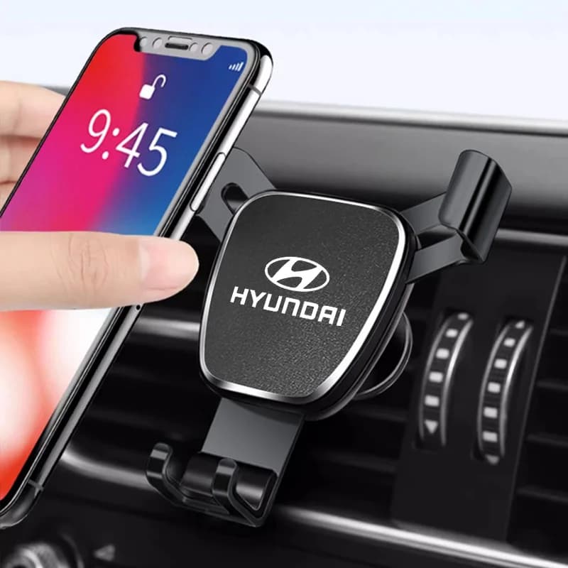 Supporto per telefono per auto Supporto per GPS mobile Supporto per sfiato Accessori per Hyundai IONIQ Sonata Elantra Grandeur i20 i10 SantaFe i30 Palisade