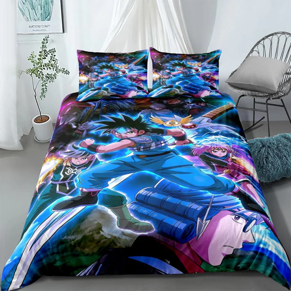 Set copripiumino Dragon Quest EU Singolo Doppio Re US Twin Completo Queen Size Biancheria da letto