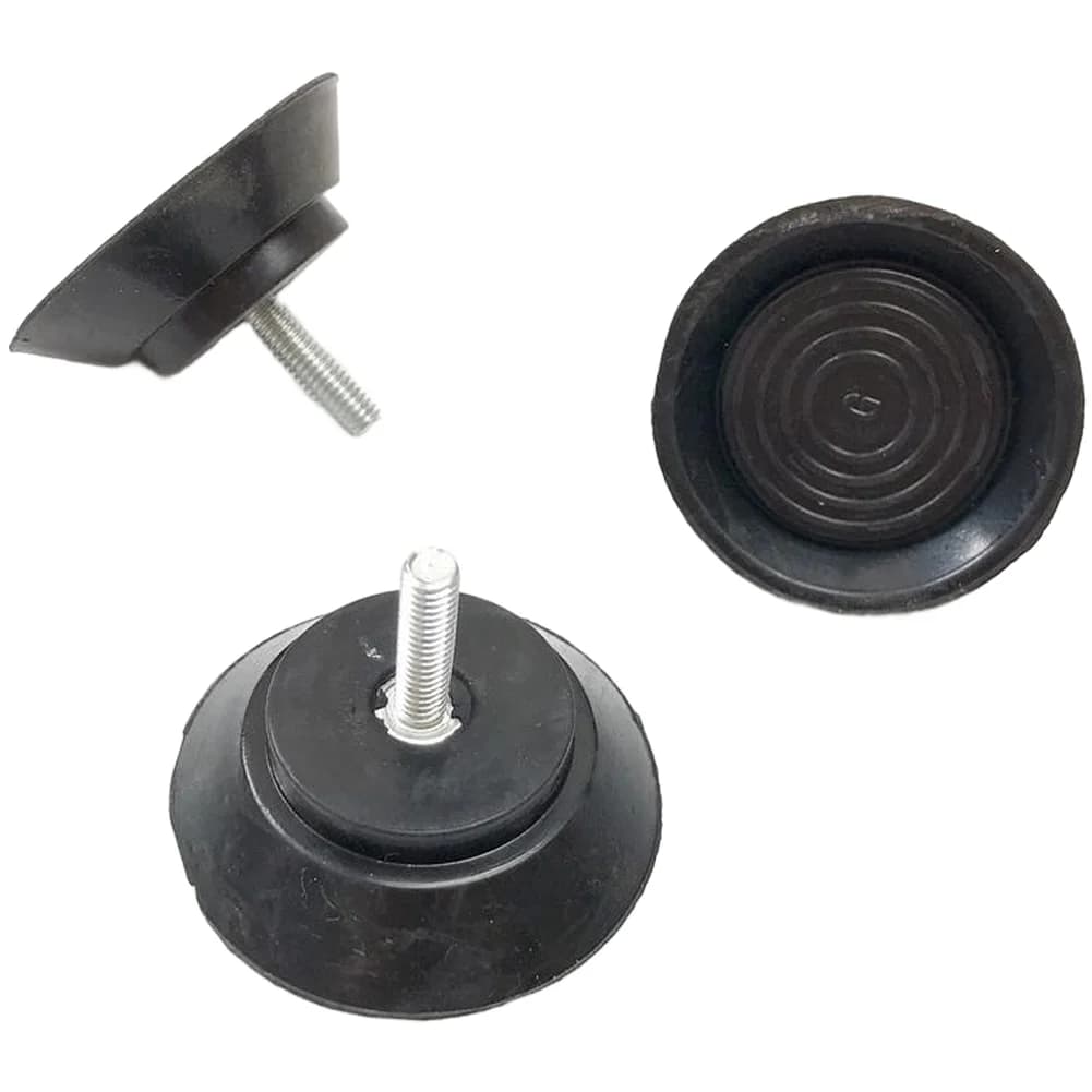 Indoor Training Rubber Suction Cup Base for Wooden Dummy and Punching Bag Support Stable Mounting Black 13x8x5cm