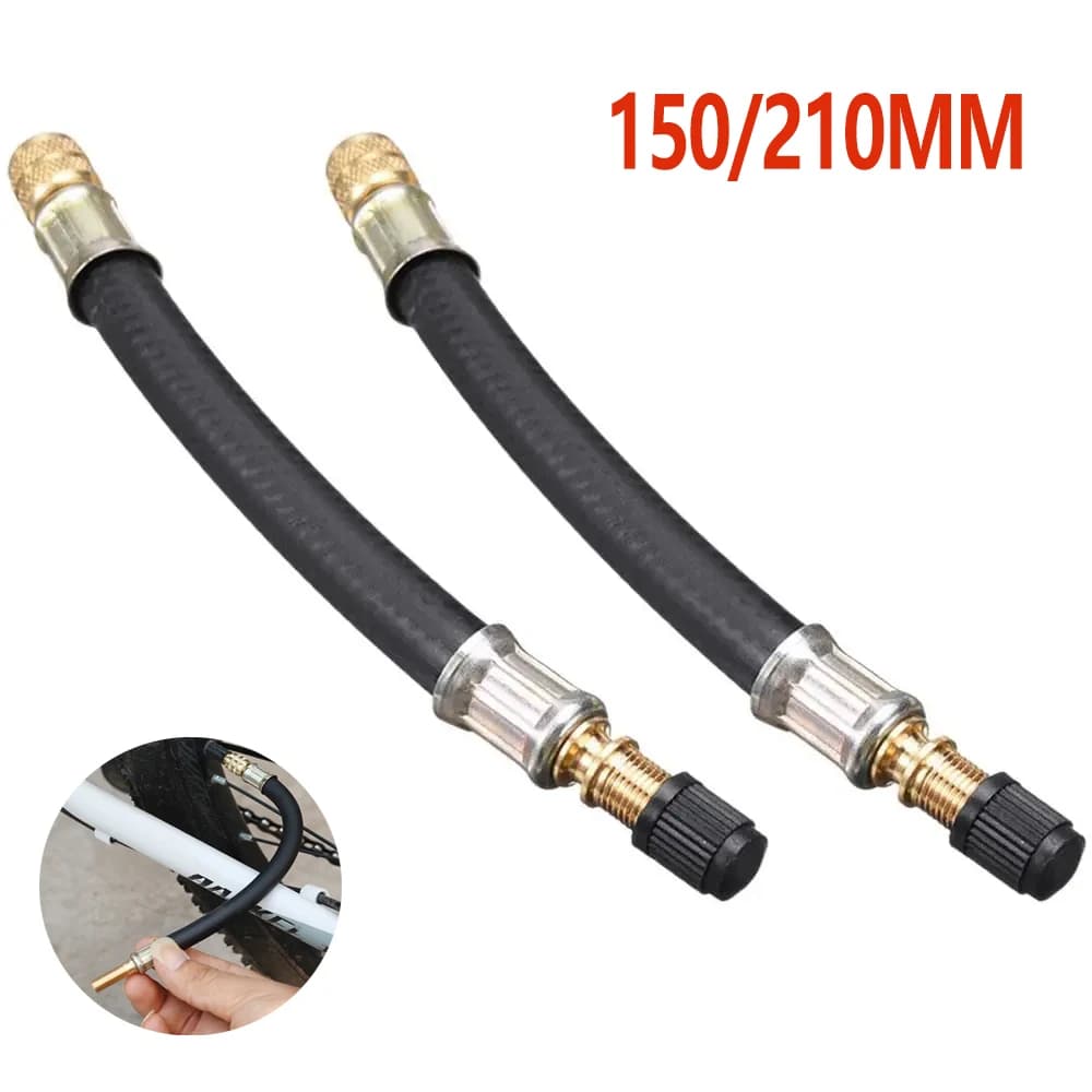 Tubo di Prolunga per Gonfiaggio Pneumatici Auto 15/21cm, Adattatore Gonfiabile, Connettore per Pompa Aria, Accessori Auto