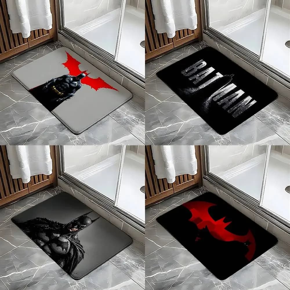Cool B-BatmanS Classic Carpet Bathroom Anti-slip Mat Door Mat Home Decoration Mat Entrance Door Mat Scratch-resistant Door Mat
