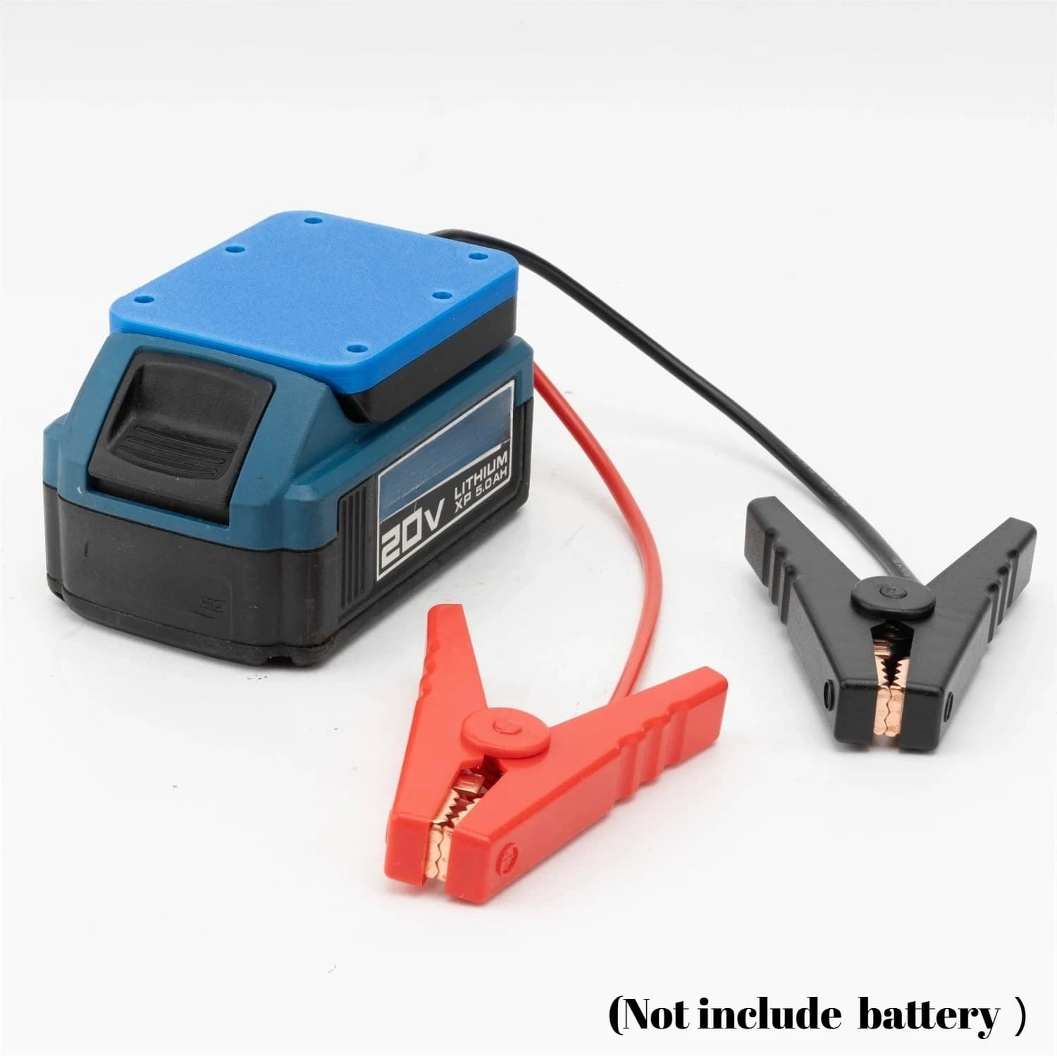 Adattatore portatile per avviamento auto con 2 porte USB, booster di emergenza per batterie Hercules / Bauer / Hilti 22v / Parkside x20v / Ozito 18v