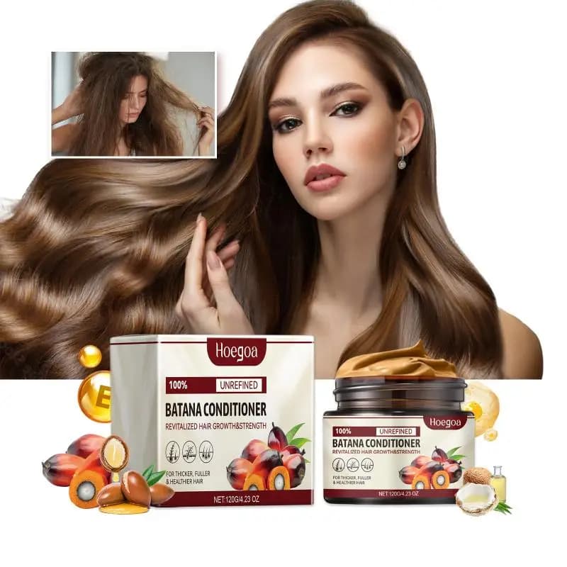 Olio Nutriente Batana, Balsamo per Capelli, Idratante, Riparatore, Anti-Crespo, Rinforzante per le Radici, Lisciante e Ammorbidente