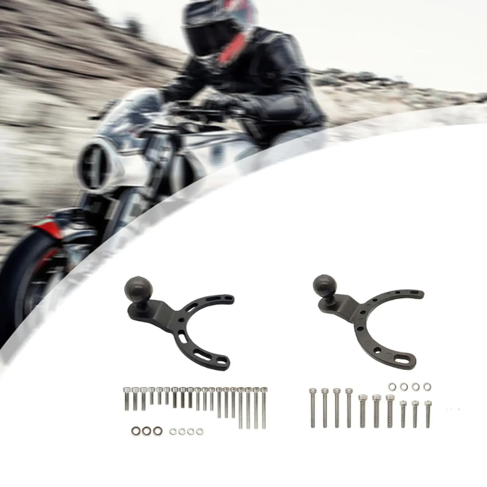 Motorcycle Tank Mount Bracket Metal Moto Phone Camera Accessory Holder for Action Camera Riding