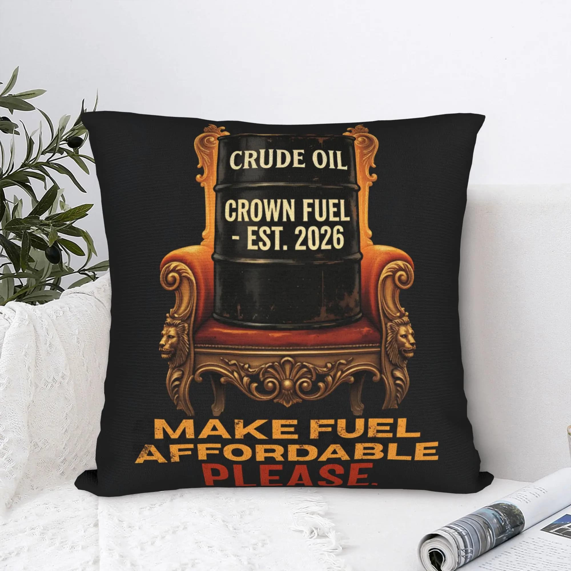 Pillow Cover Make Gas Prices Great Again Novelty Pillow Case For Sofa Car Home Decor Pillowcases
