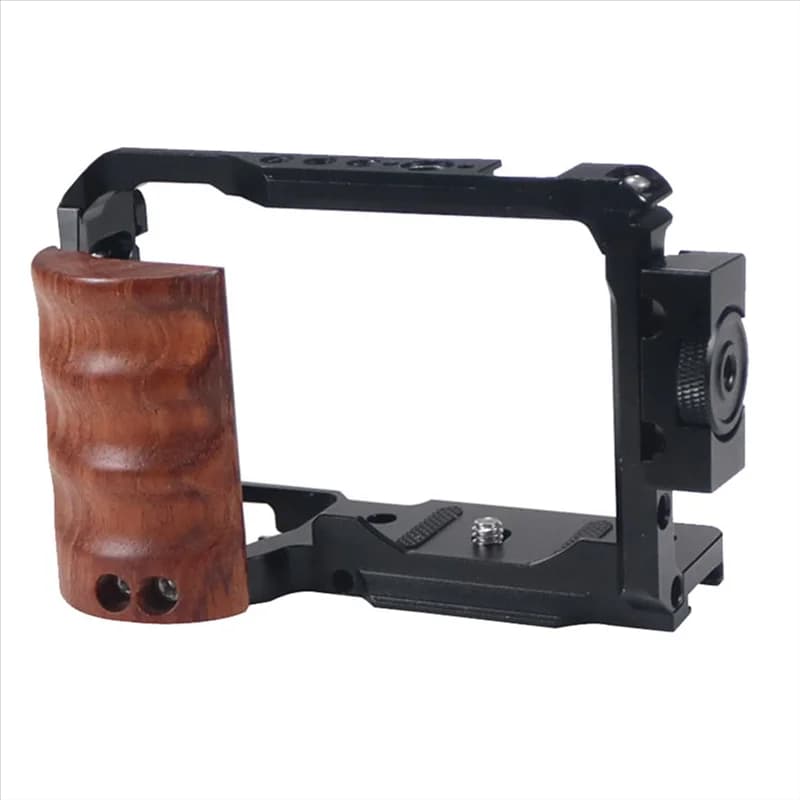 AA84 camera cage Rig Quick release plate Rig Protective Stabilizer for video shooting with Sony ZVE10 DSLR camera