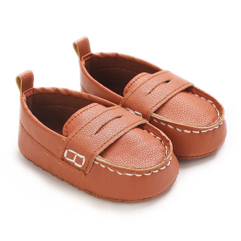 Fashionable Newborn Casual Shoes for Baby Moccasins Footwear for Baby Moccasins Leather with Soft Bottom for Girls Gifts for 1 year