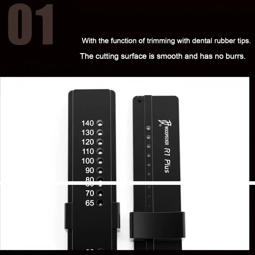 Woodpecker R1 Plus Endo Cutting Tips, Laser Engraved 18 Sizes Anti-Rust Endodontic Blades