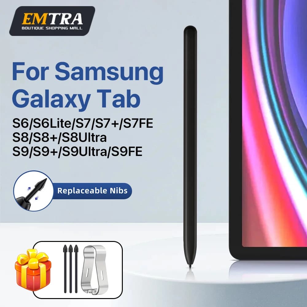Tablet Pen Stylus Touch Pencil S Pen for Samsung Galaxy Tablet Tab S8 S9 S9 FE S7 FE S6 Lite S7+ S8+ Touch Pen Without Bluetooth
