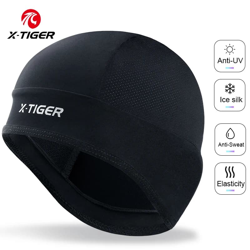 X-TIGER Summer cycling cap Breathable MTB Bike Cooling Ice silk man cap Outdoor racing bicycle helmet cycling band