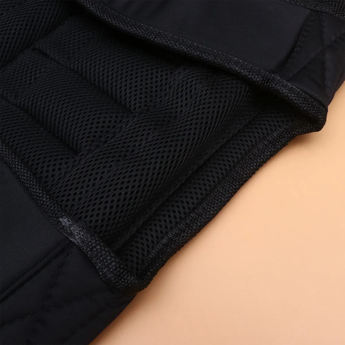 1Pcs Weighted Vest Adjustable Empty Steel Plate Fitness Cross Training Strength Training Running Workout Breathable Anti-Slip