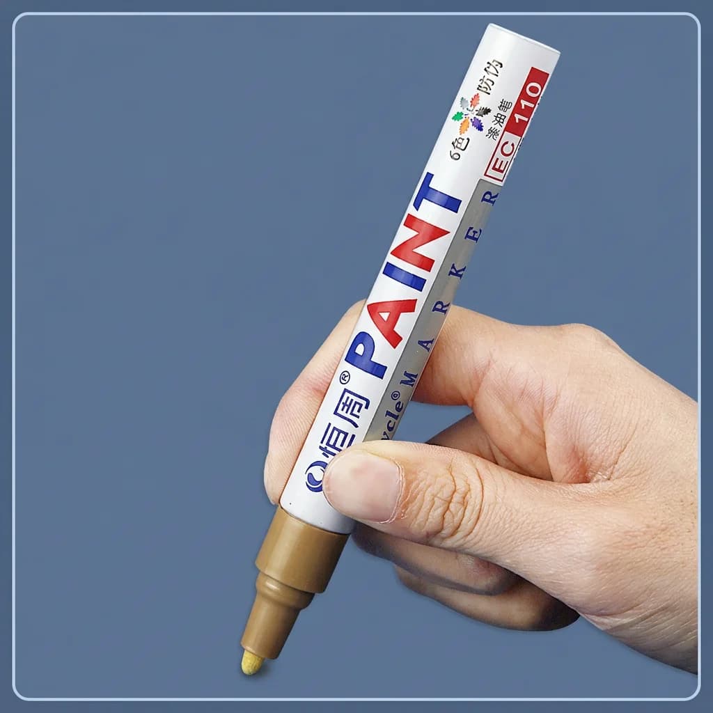 Permanent Paint Pen Quick-Drying Quick-Dry Paint Marker Multi-Surface Paint Pen Permanent For Shoe Repair Color Repair Handmade