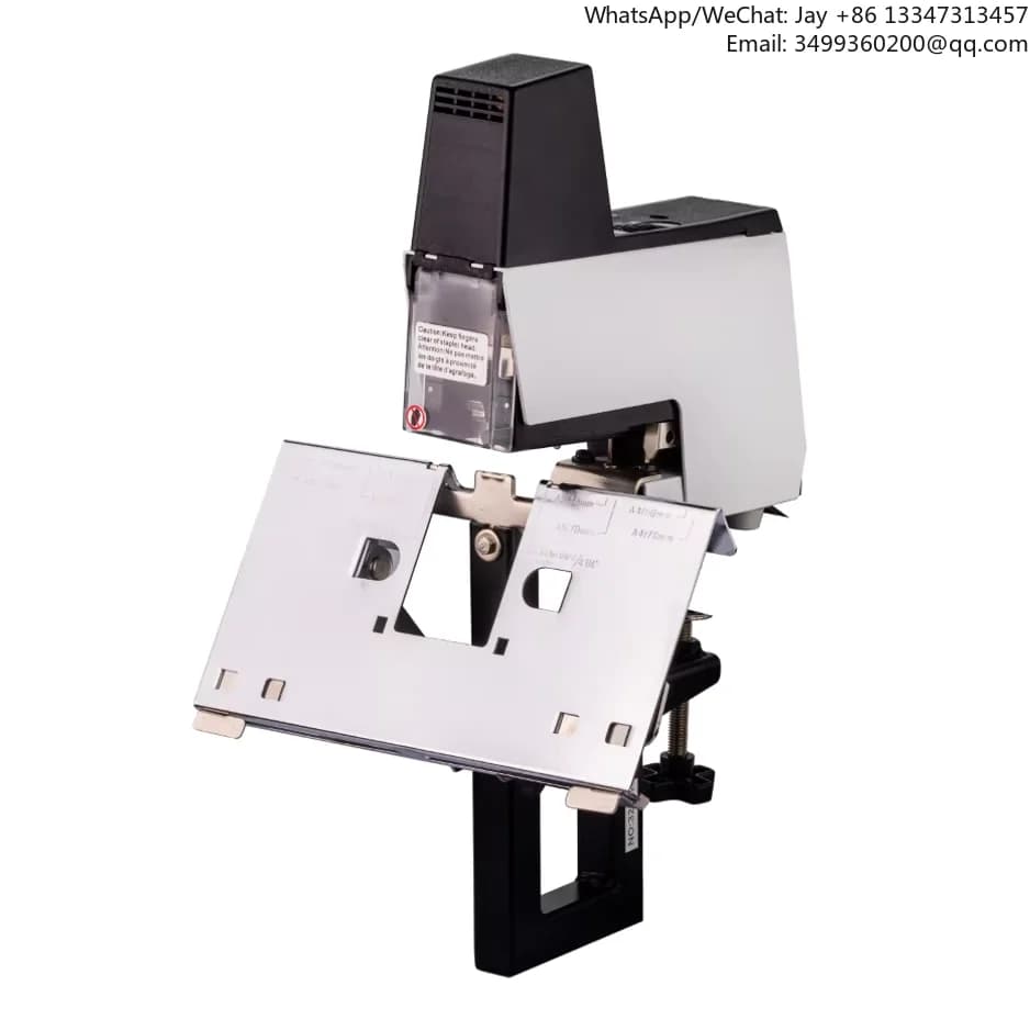 WD-106 Mini cucitrice elettrica per ufficio in metallo e plastica per stampa logo personalizzabile carta